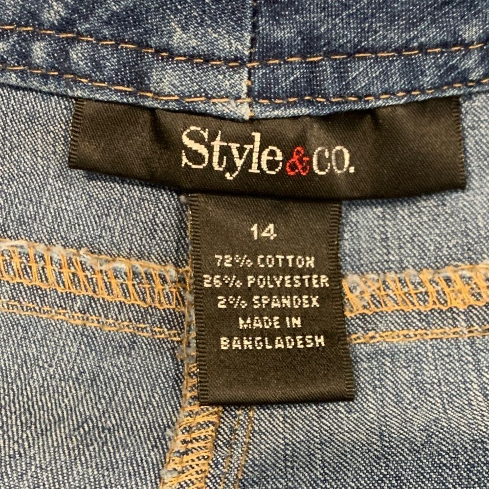 Style & Co., Denim Cargo Capris - Picture 4 of 10